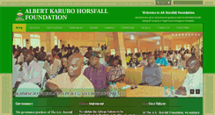 Desktop Screenshot of akhorsfallfoundation.org